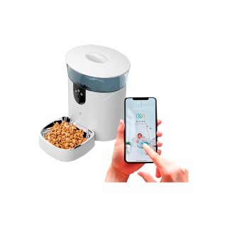 Alimentador Automático Para Mascotas Tamaño Grande Con Cámara