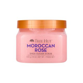 Exfoliante Corporal De Azúcar Natural Con Manteca De Karité Y Esencia De Rosa Marroquí