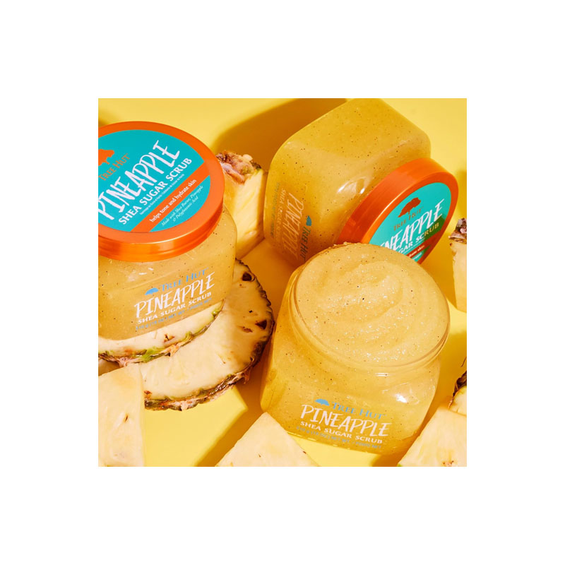 Exfoliante Corporal De Azúcar Natural Con Manteca De Karité Y Esencia De Durazno, Con Aceite De Hueso De Chabacano - Image 3