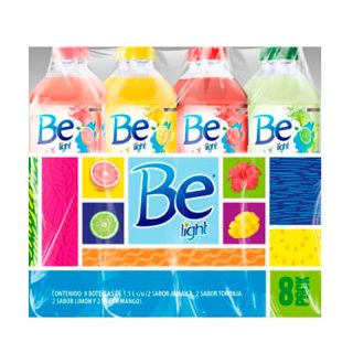 Bebida Saborizada Be Light 8 pzas de 1.5 L
