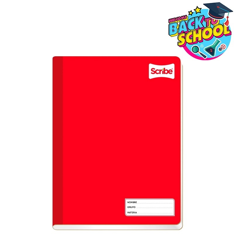Cuaderno Profesional Blanco Scribe Clásico Cosido 100 hojas