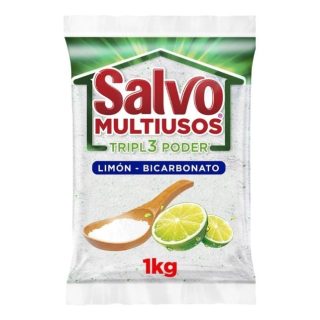 Detergente en Polvo Salvo Multiusos Triple Poder Limón Bicarbonato 1 kg