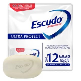Escudo Ultra Protect Jabón en Barra 12 pzas de 150 g