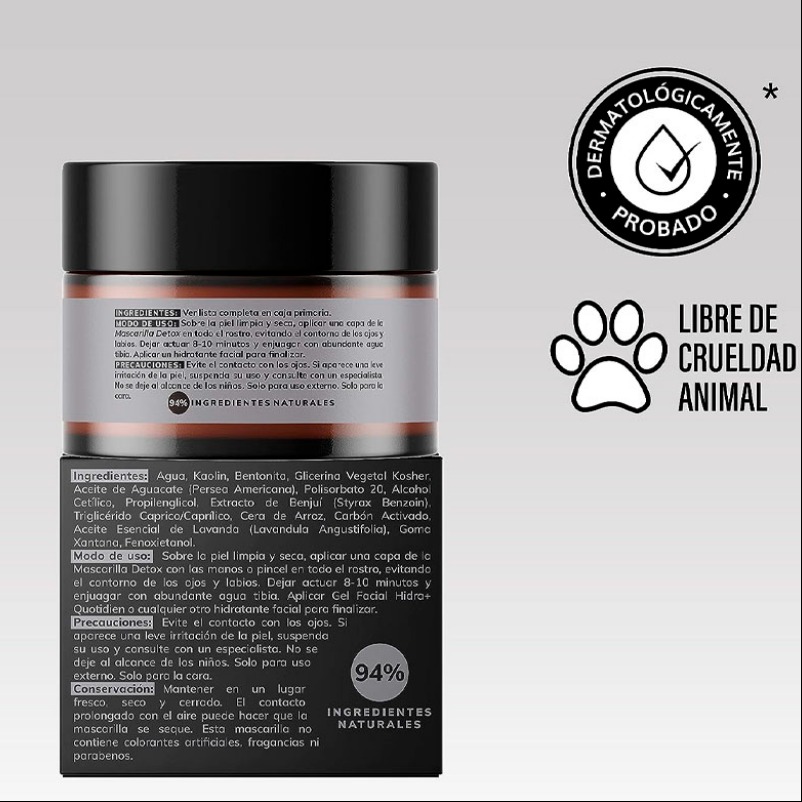 Mascarilla Facial Detox de Carbón Activado - Image 2