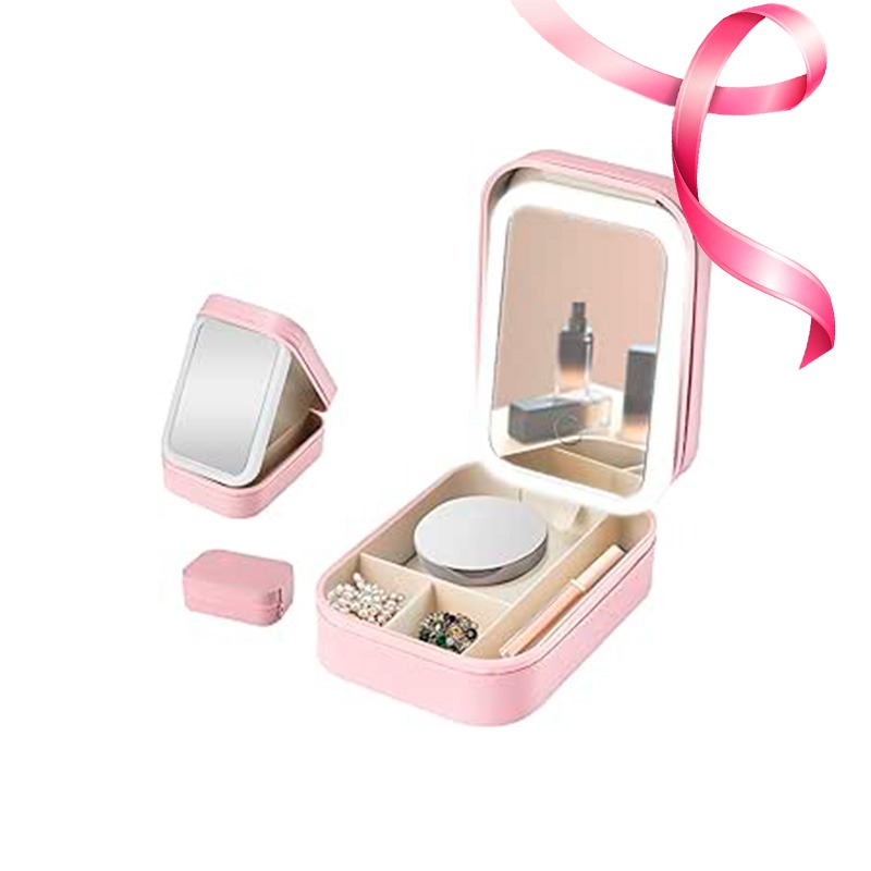 Organizador de Cosméticos con Espejo Iluminado con LED