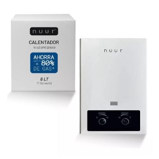 Calentador Instantáneo 6 Litros de Gas Natural