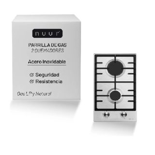 Parrilla de Gas de Aacero Inoxidable Con 2 Quemadores