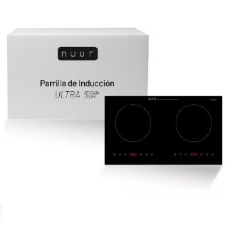 Parrilla de Inducción 2 Quemadores 1000W y Controles Independientes
