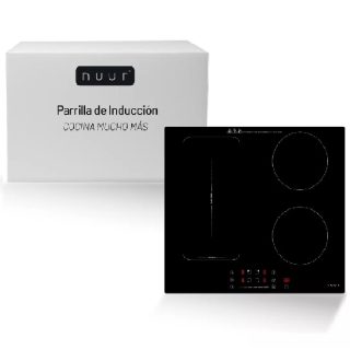 Parrilla de Inducción 4 Quemadores 7,400W y 220V