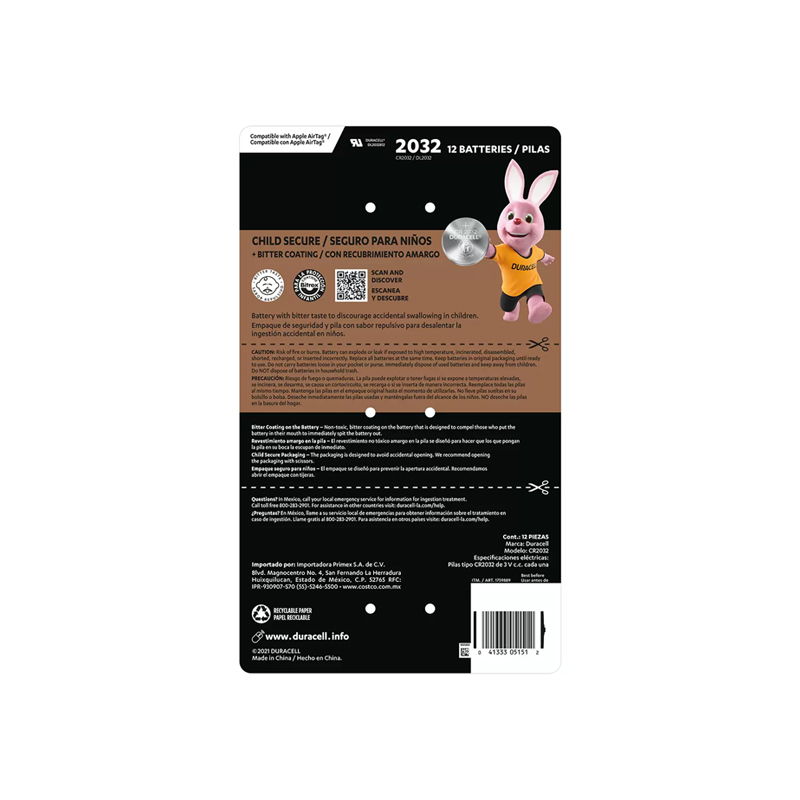 Duracell Pilas de Litio 2032 3V de 12 piezas - Image 2