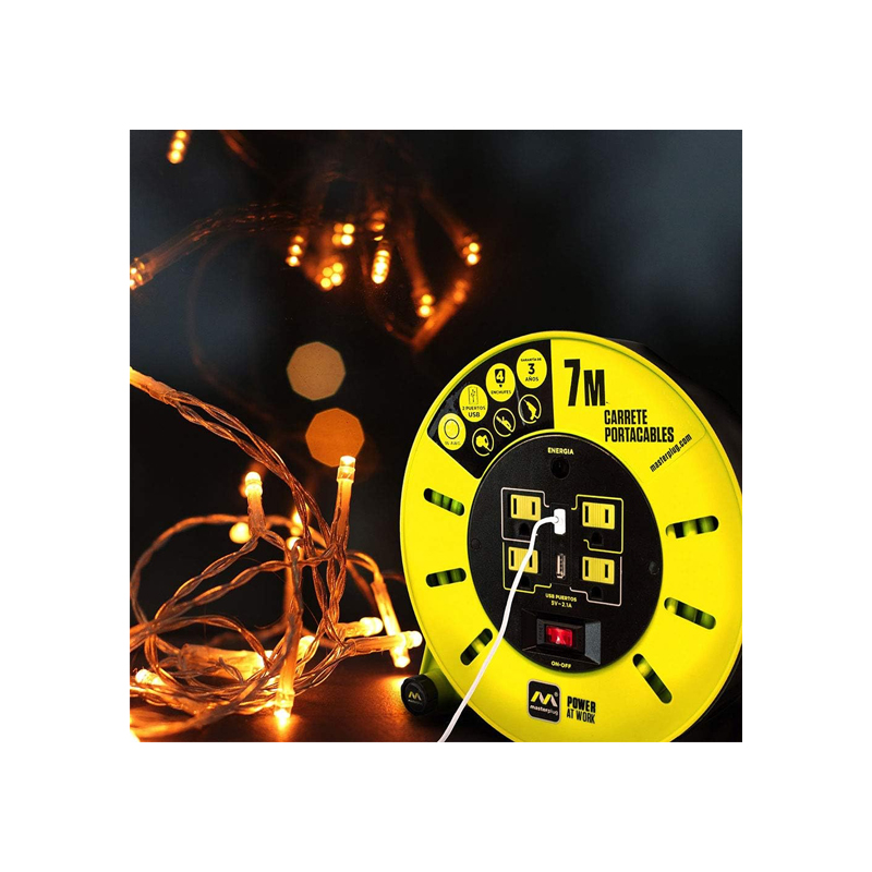 Masterplug Extensión Eléctrica de Cassette 7M - Image 4