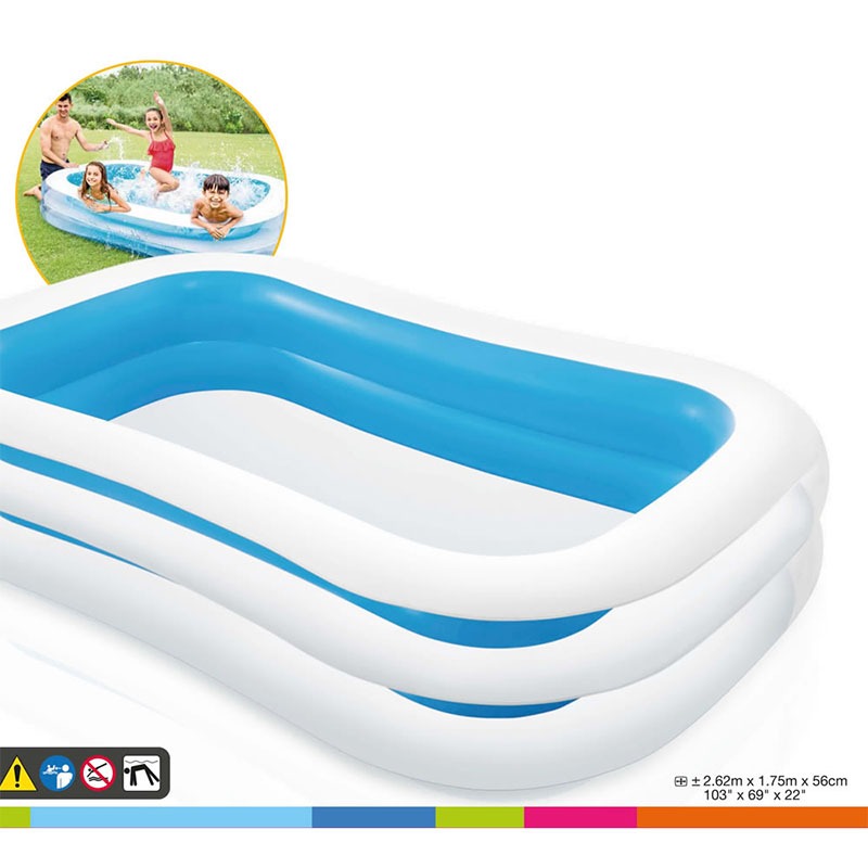 Alberca Inflable Swim Center Azul - Image 2