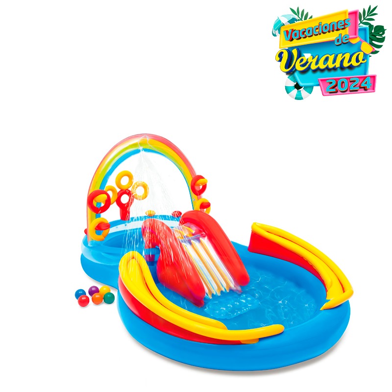 Set de Juegos de Arcoíris Inflable
