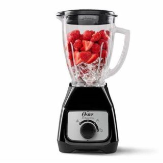 Licuadora Kaliman Vaso Vidrio Negra Rotary