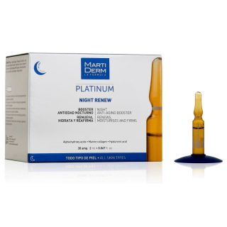 Ampolletas faciales efecto booster antiedad nocturno