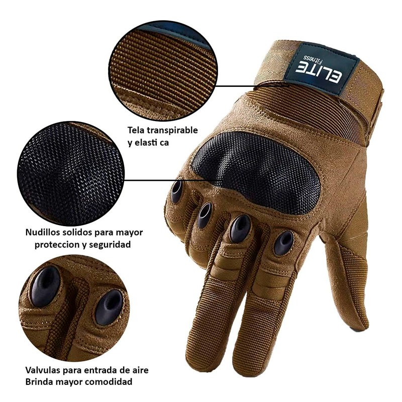 Guantes Tacticos con Dedos Tactiles - Image 2