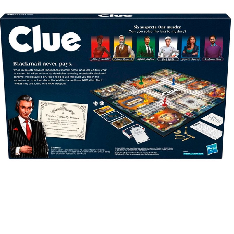 Hasbro Juego de Mesa CLUE - Image 2