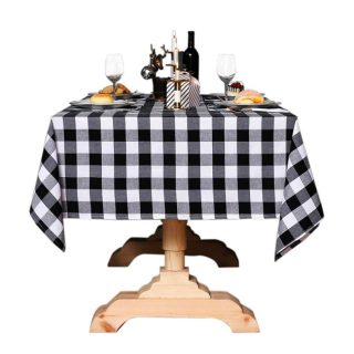 Mantel a Cuadros de Lino