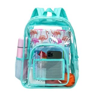 Mochila transparente Turquesa