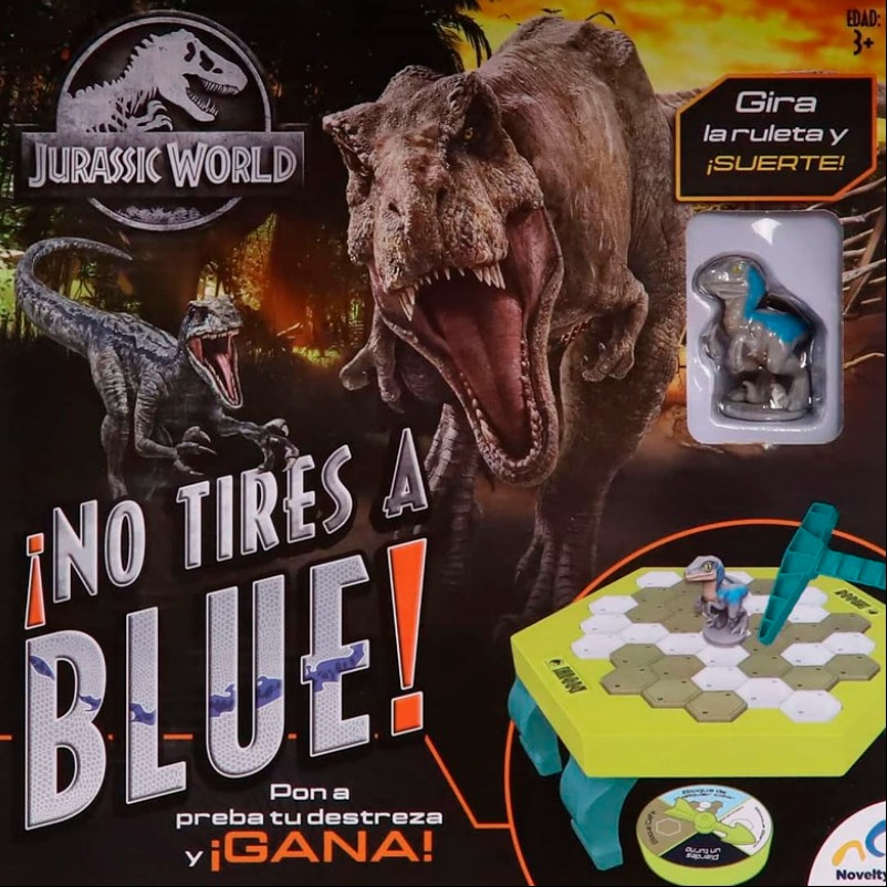 Juego de Mesa para Niños No Tires a Blue de Jurassic World