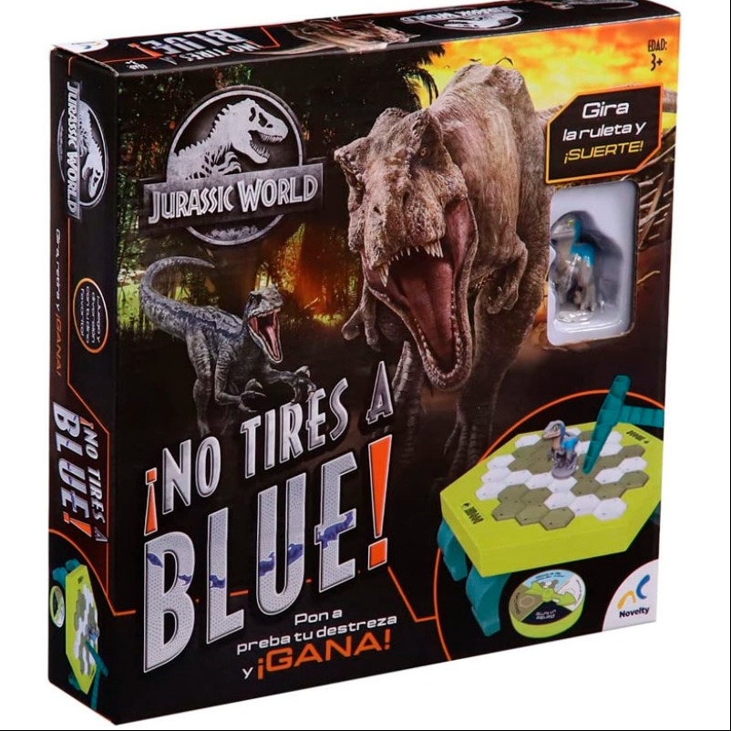 Juego de Mesa para Niños No Tires a Blue de Jurassic World - Image 2