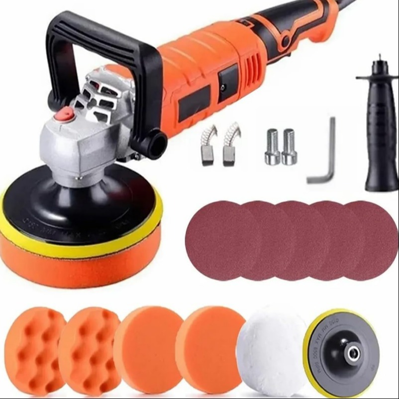Pulidor con Mango Extraíble 1500W 18 piezas