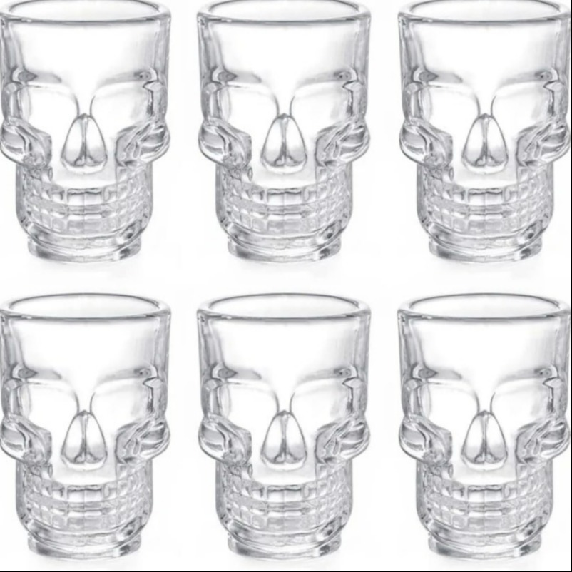 Shot En Forma de Calavera 6 PZS