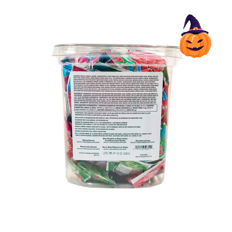 Ring Pop Anillos de Caramelo 40 pzas de 14 g