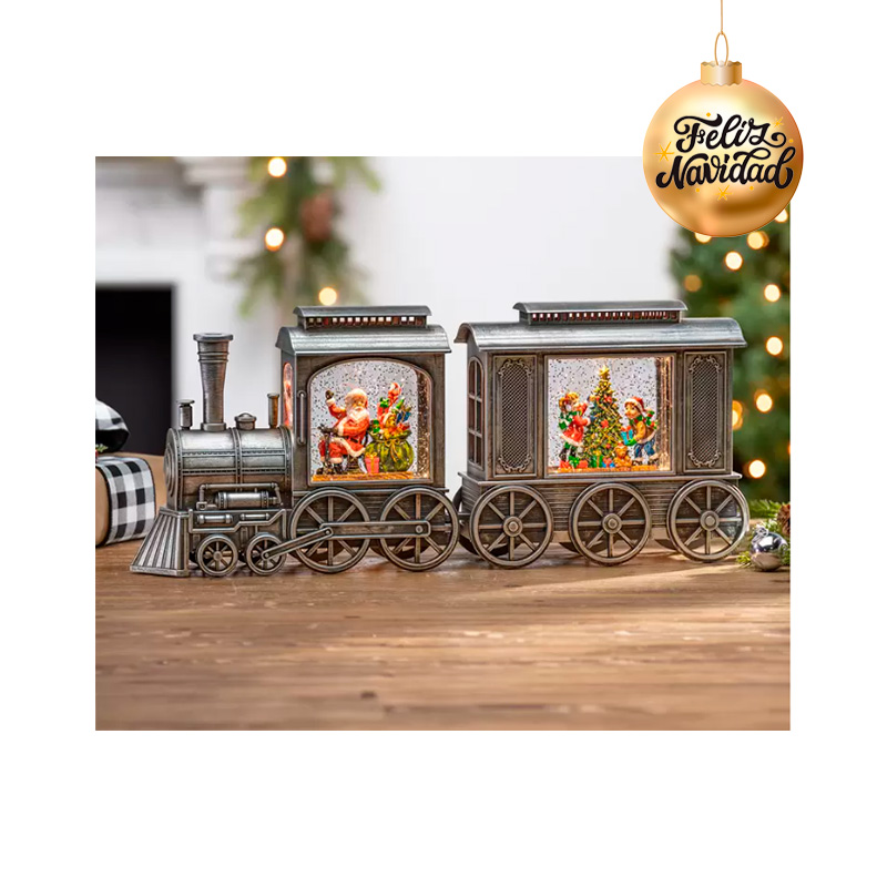 Tren Navideño con Nieve y Luces LED - Image 2