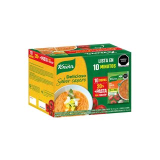 Sopas Surtidas 10 Pzas De 115 G