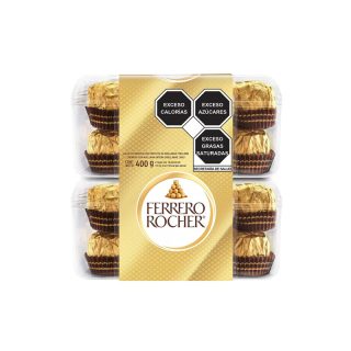 Ferrero Rocher Chocolates Con Avellana 32 Pzas De 12.5 G