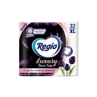 Regio Luxury Black Tulip Papel Higiénico 32 Rollos