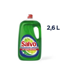 Salvo Advanced Lemon Detergente Líquido Para Trastes 2.6 L