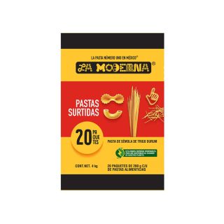 La Moderna Pastas Surtidas 20 Pzas De 200 Gr
