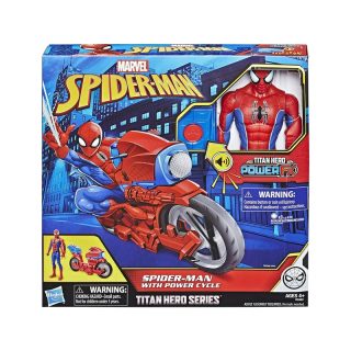 Spiderman Con Motospider Fx Hasbro