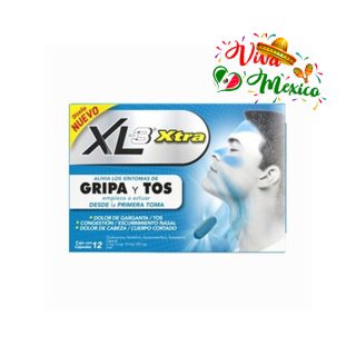 XL-3 Xtra Alivia Síntomas de Gripa y Tos