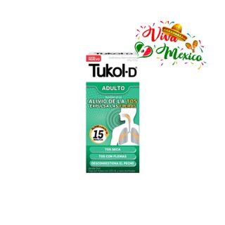 Tukol-D Jarabe Adulto Alivio de Tos y Expulsión de Flemas