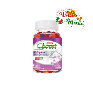 C Boost Colágeno + Biotina y Ácido Hialurónico Gomitas Sabores: Cereza y Acaí