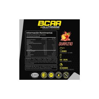 Aminoácidos de Cadena Ramificada BCAA’s + Glutamina Forzagen Sabor Durazno 660 g