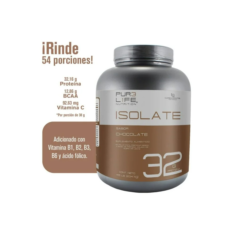 Proteína en Polvo PUR3 L1FE Sabor Chocolate 2.04 kg - Image 3