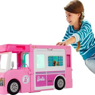 Barbie Estate, Cámper de los Sueños, Set de Juego para niñas de 3 años en adelante
