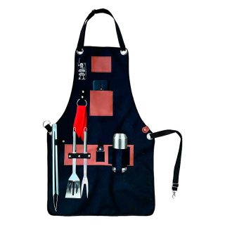 Mandil Parrillero con porta Cerveza