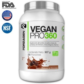 Proteína Vegana Forzagen Sabor Malteada de Chocolate