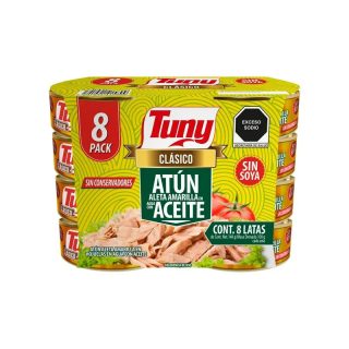 Atún en Aceite Tuny Clásico 8 pzas de 140 g