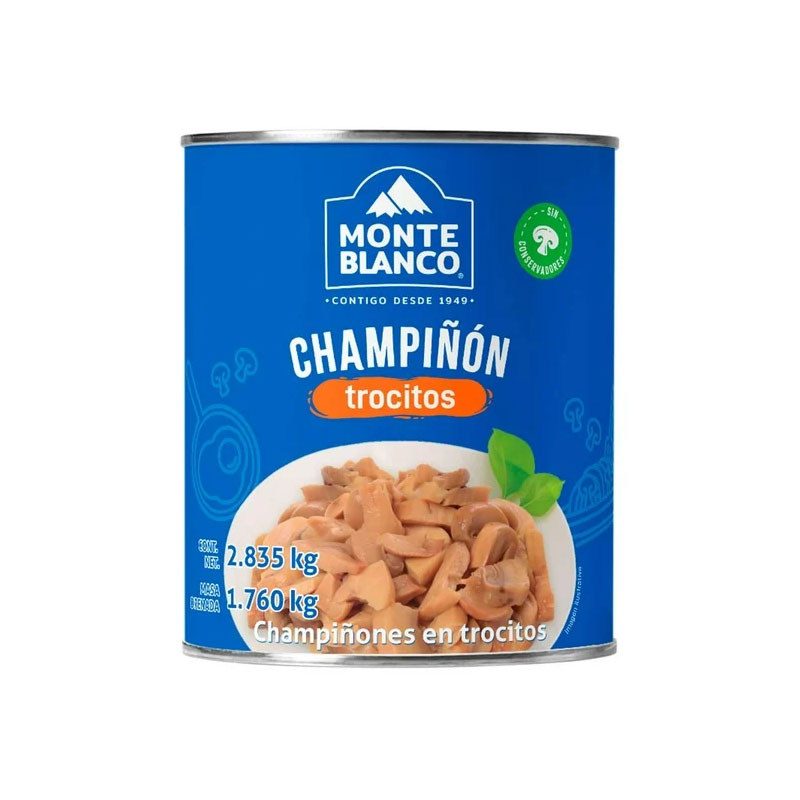 Champiñón en Trozos Monte Blanco 2.835 kg - Image 2