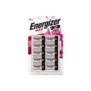 Pila Alcalina Energizer Max D 10 pzas
