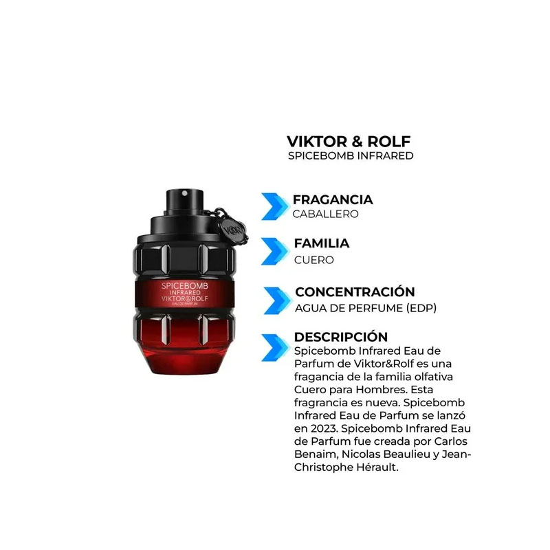 Eau de Toilette Viktor y Rolf Spicebomb Infrared para Caballero 90 ml - Image 2
