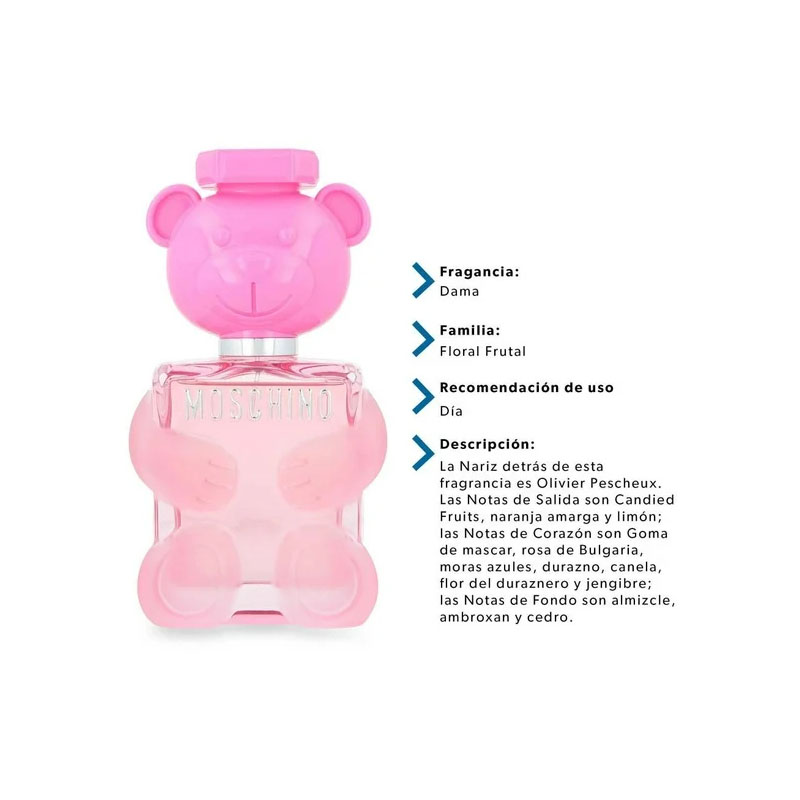 Eau de Toilette Moschino BUBBLE GUM Toy 2 para Dama 100 ml - Image 3