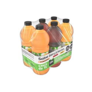 Néctares Frutales Del Valle Sabores Surtidos 6 Pzas De 1 L