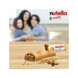Galleta Rellena Con Crema De Avellanas Con Cocoa Nutella B Ready 15 Pzas 22 G